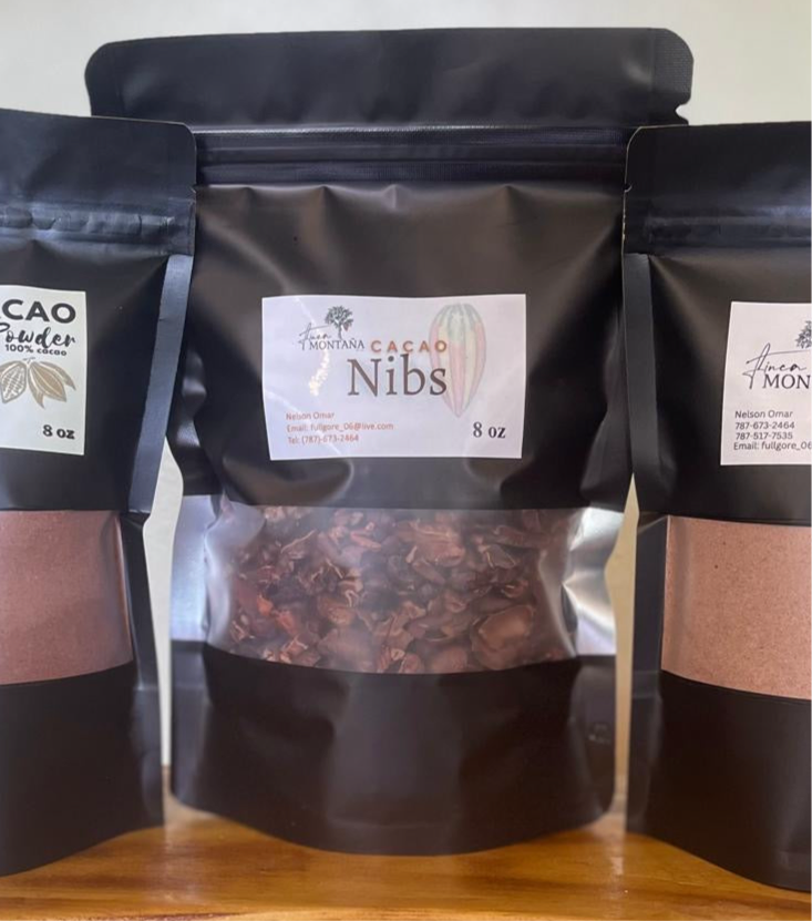 Nibs de Cacao 100% Puertorriqueño • Finca Montaña, Aguada P.R.