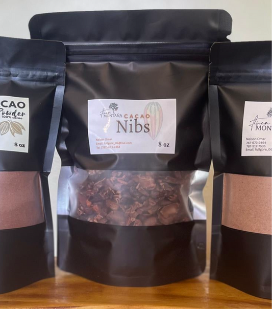 Nibs de Cacao 100% Puertorriqueño • Finca Montaña, Aguada P.R.