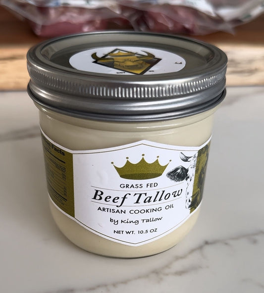 Grass Fed Beef Tallow ~ Artisan Cooking Oil